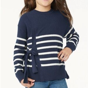 Girls Free Assembly Faux Wrap Sweater Size XS (4/5)